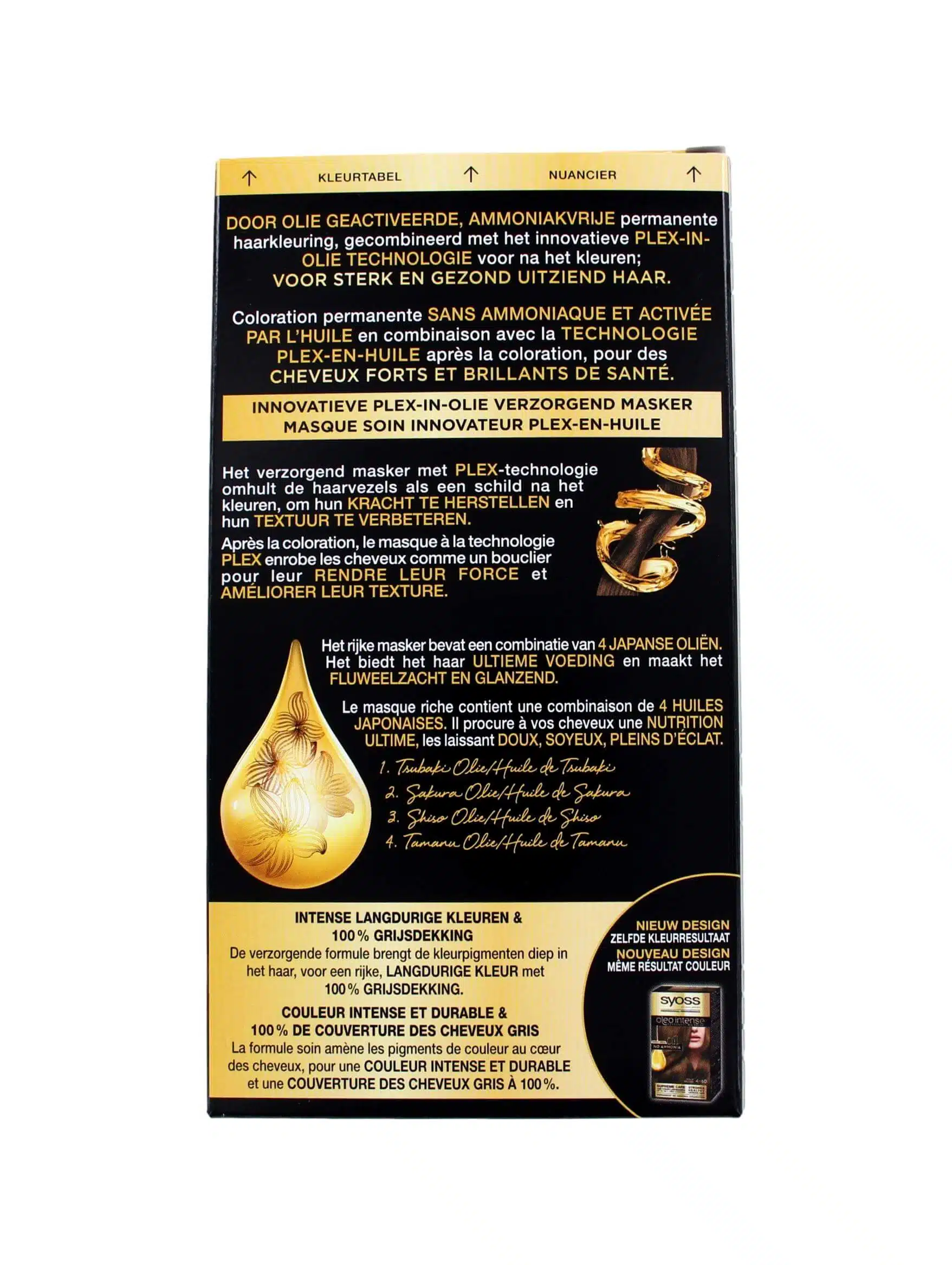 Syoss Oleo Intense Haarverf 4-60 Goudbruin