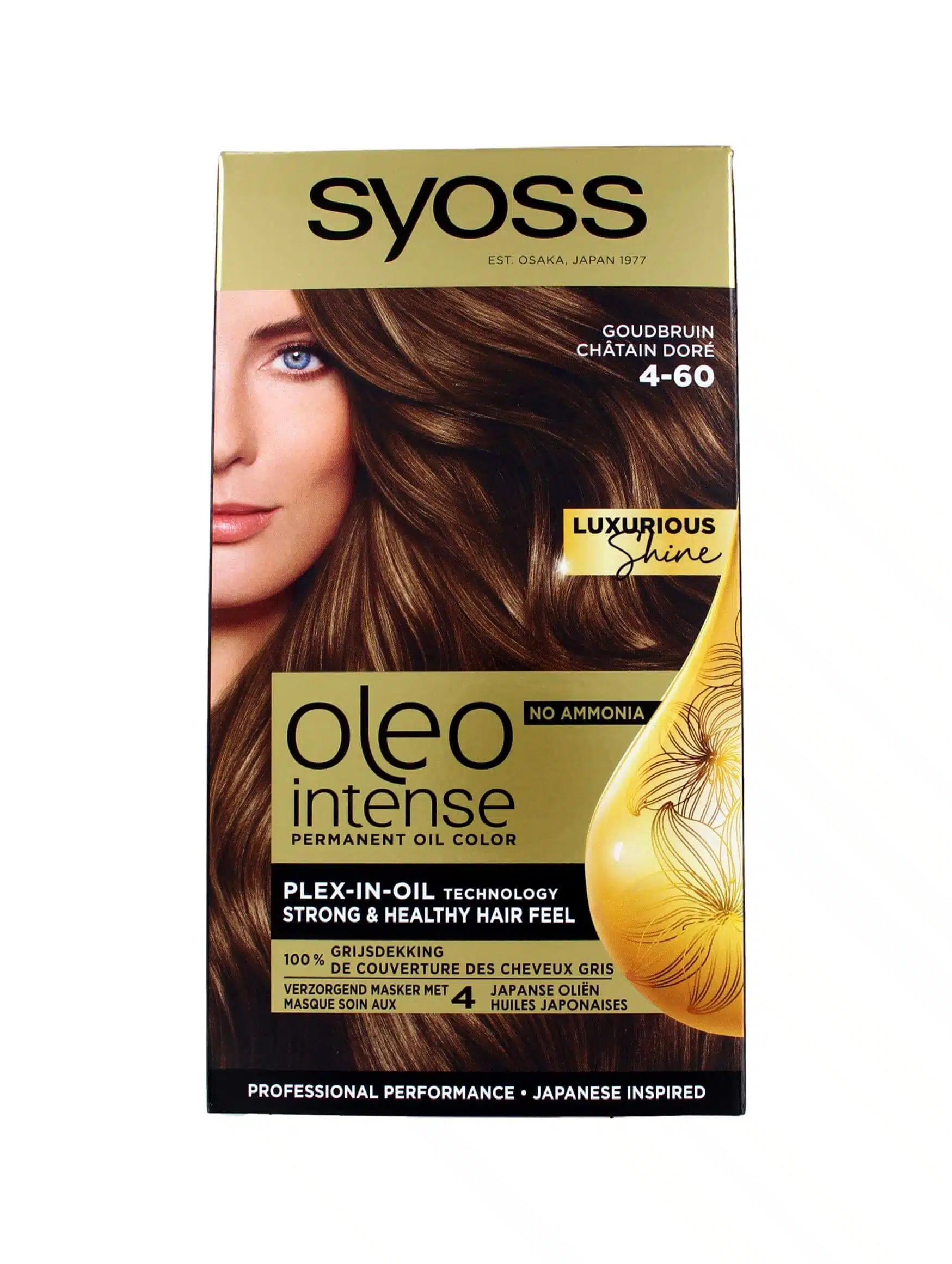 Syoss Oleo Intense Haarverf 4-60 Goudbruin