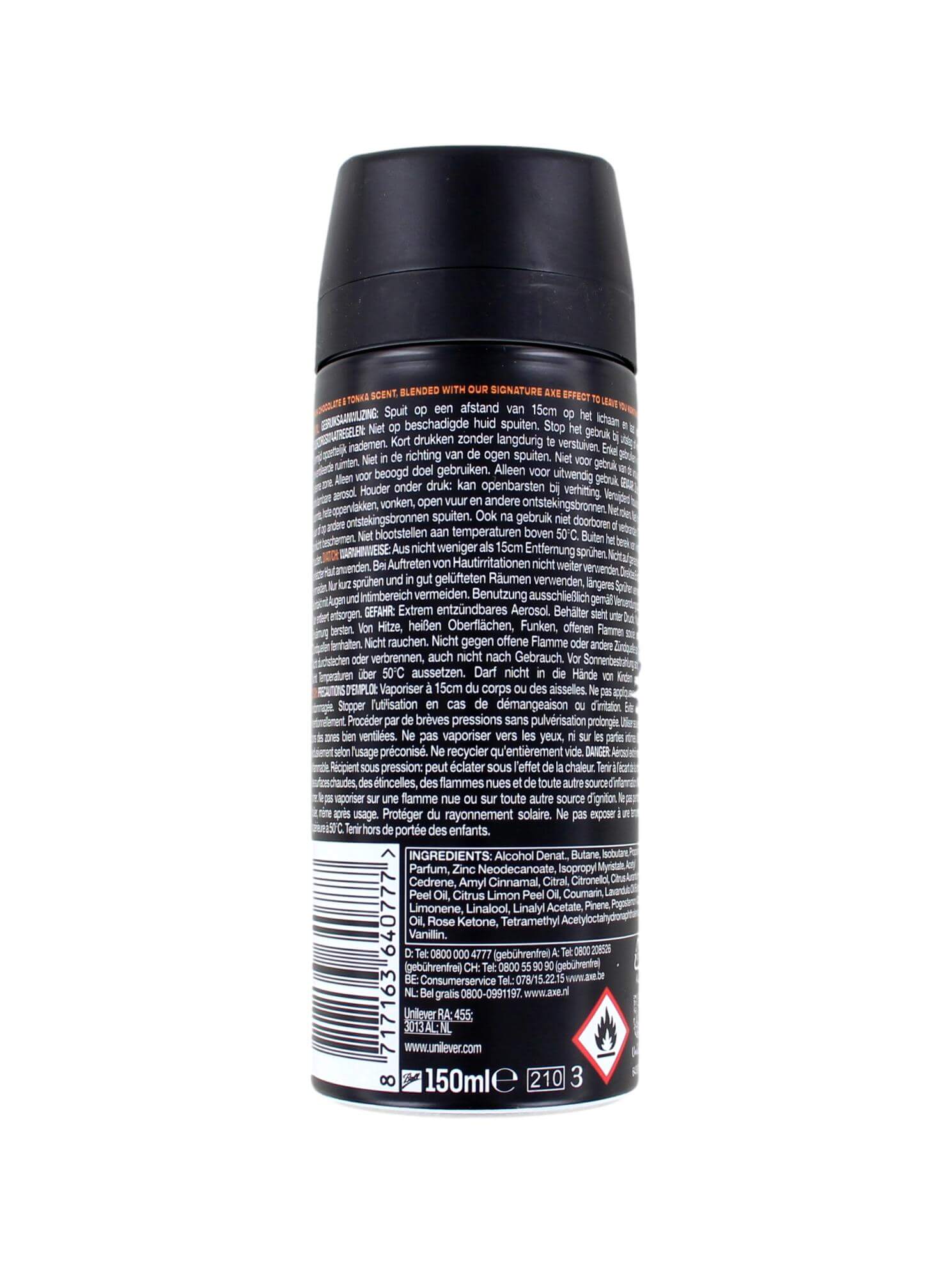 Axe Deodorant Spray Dark Temptation, 150 ml