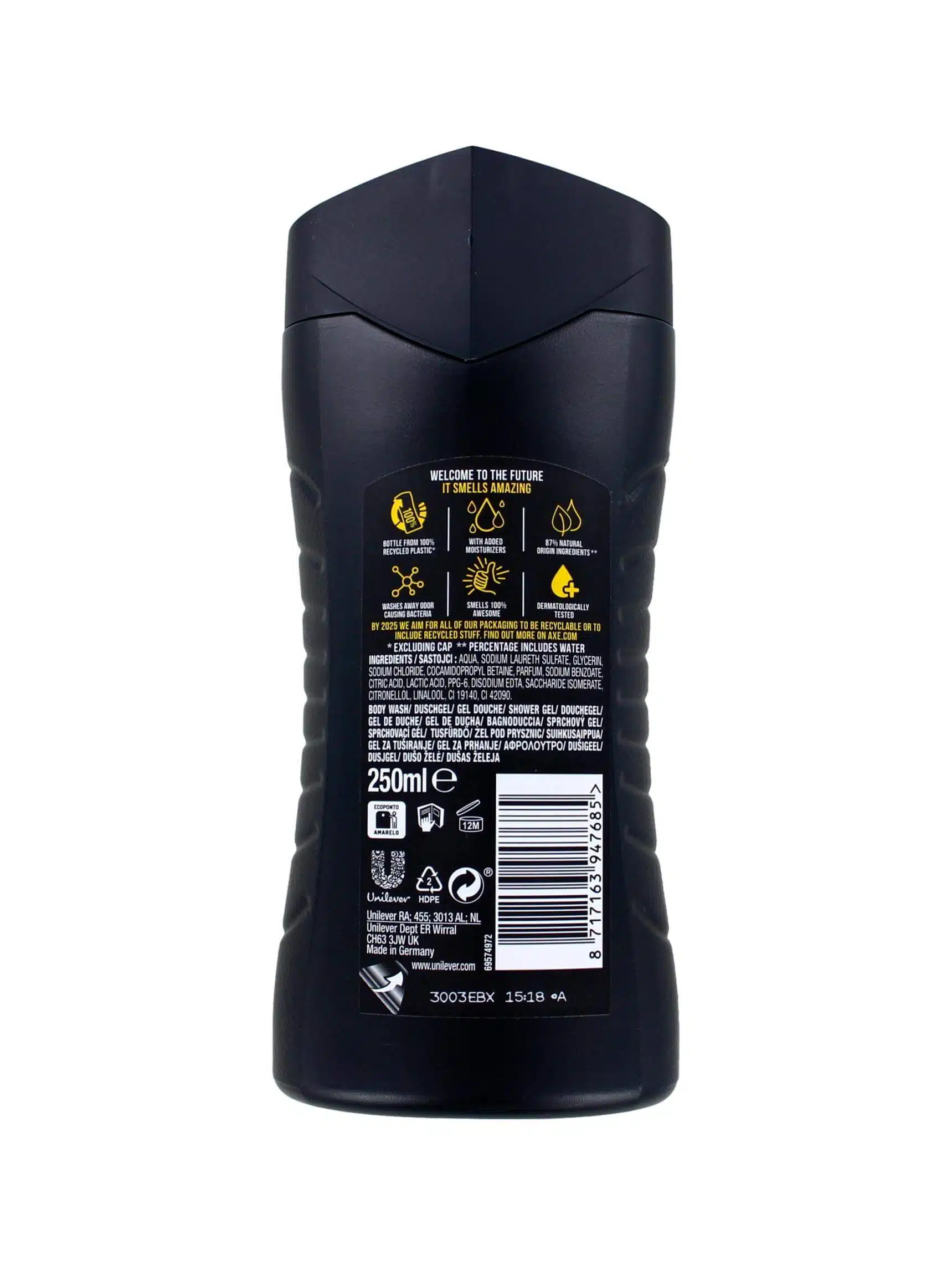 Axe Douchegel Wild Bergamot & Pink Pepper, 250 ml