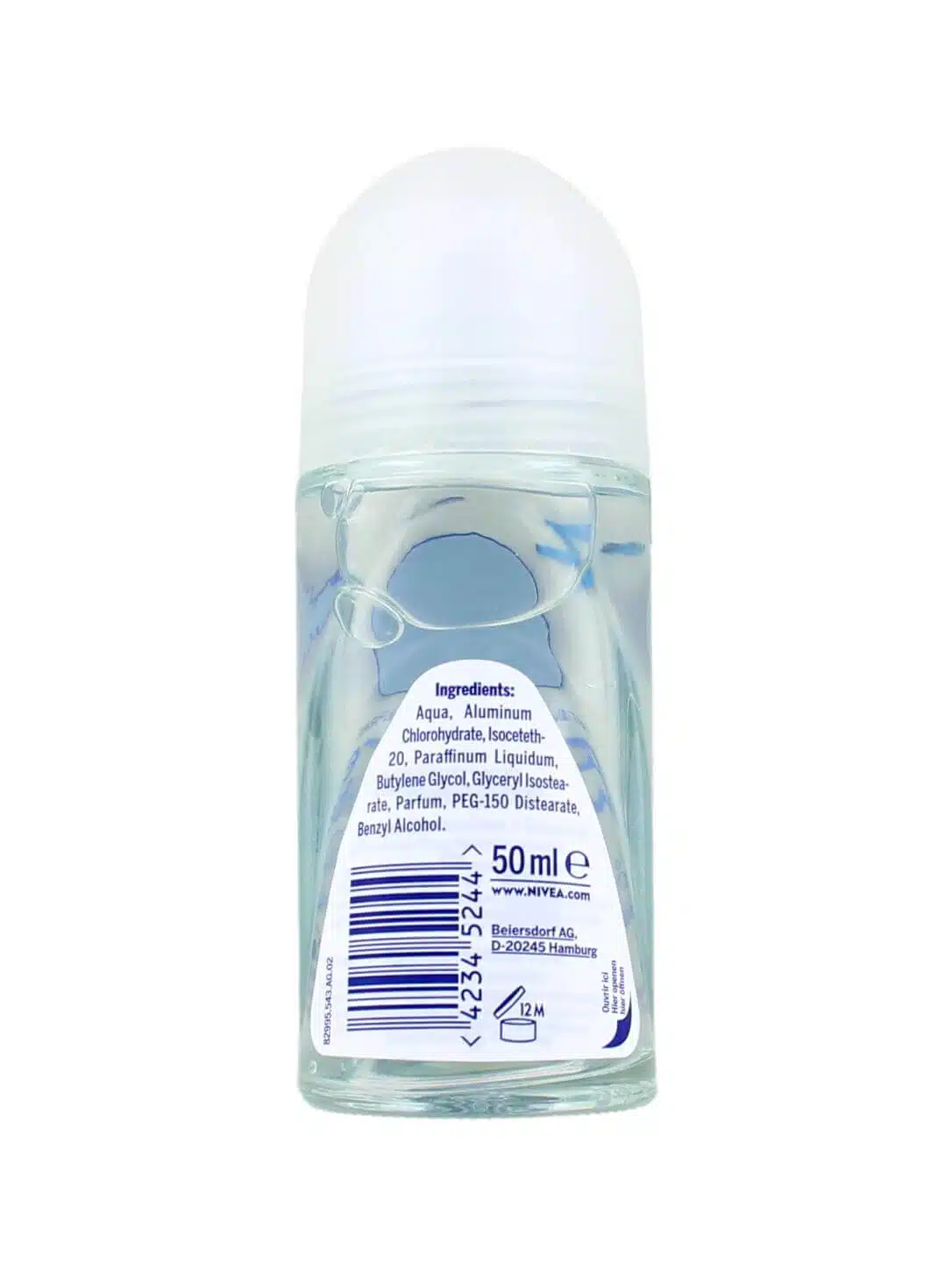 Nivea Deodorant Roller Pure Invisible, 50 ml