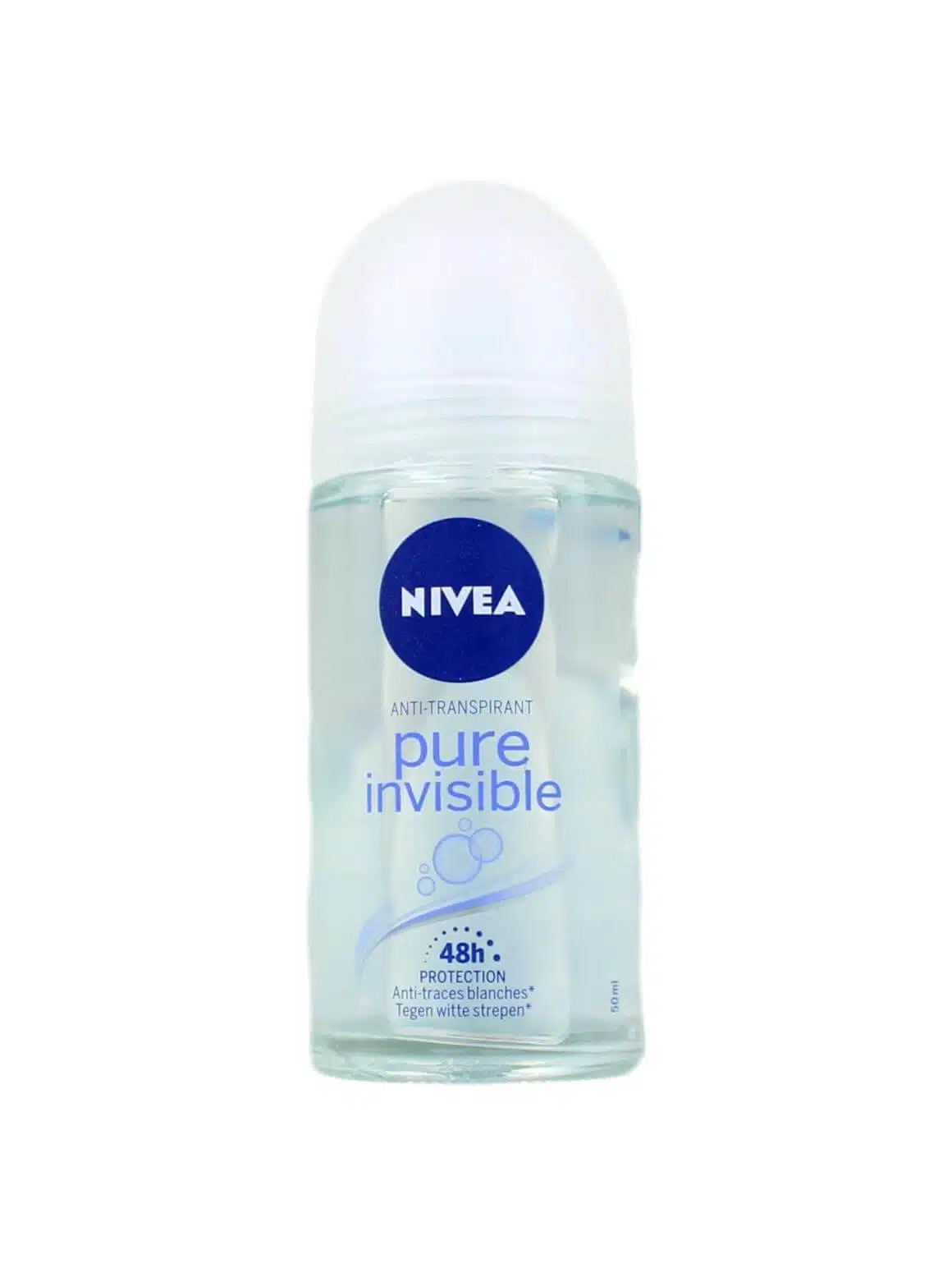 Nivea Deodorant Roller Pure Invisible, 50 ml
