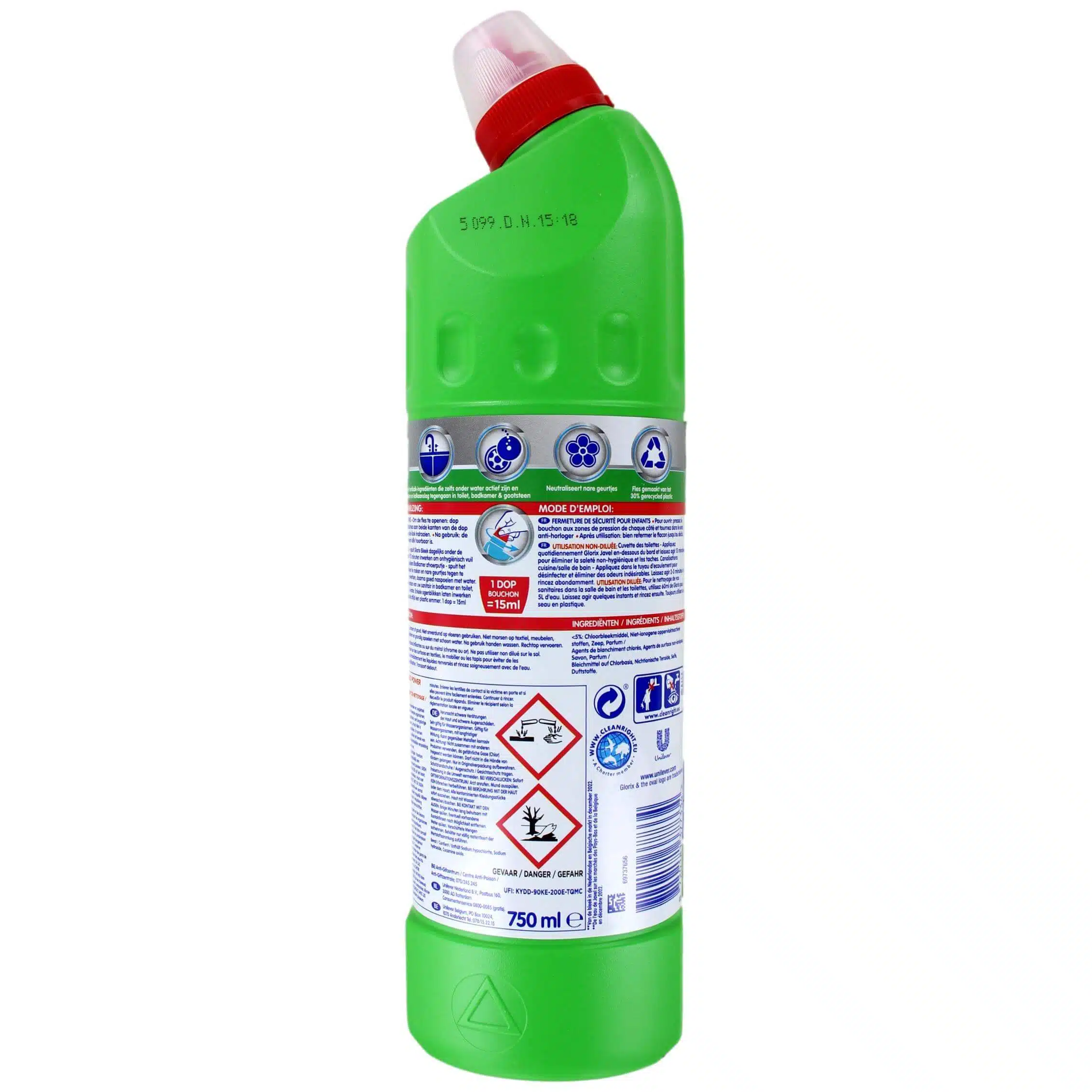 Glorix Dikke Bleek Dennen 750 ml
