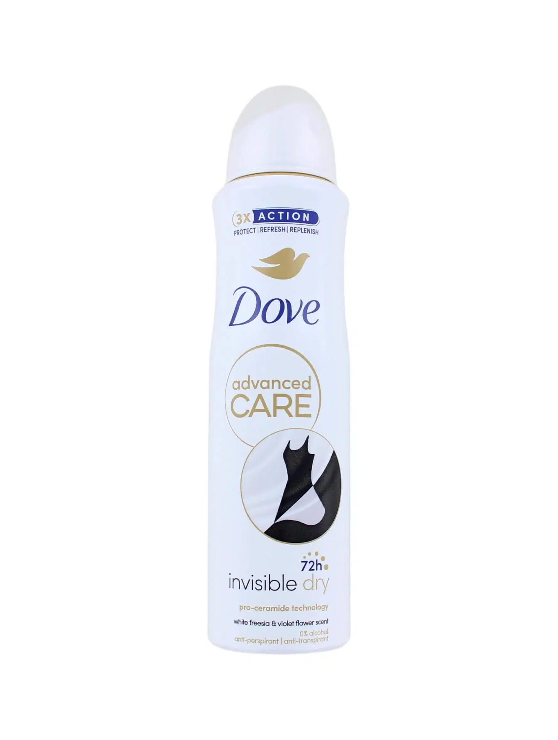 Dove Deodorant Spray Invisible Dry 72h, 150 ml