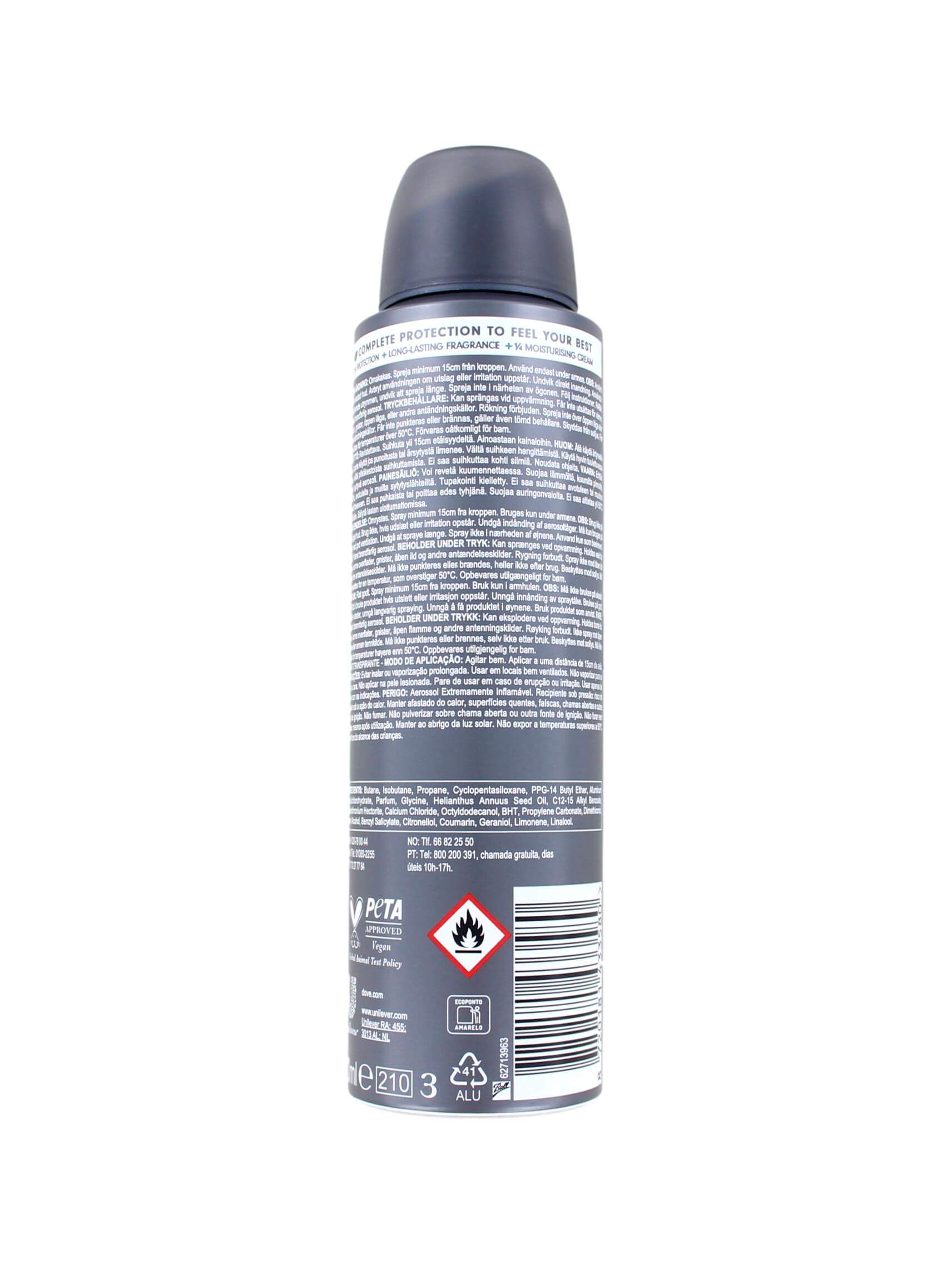 Dove Men+Care Deodorant Spray Eucalyptus + Mint, 150 ml