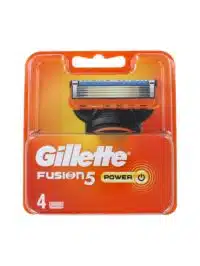 Gillette Scheermesjes Fusion5 Power, 4 Stuks