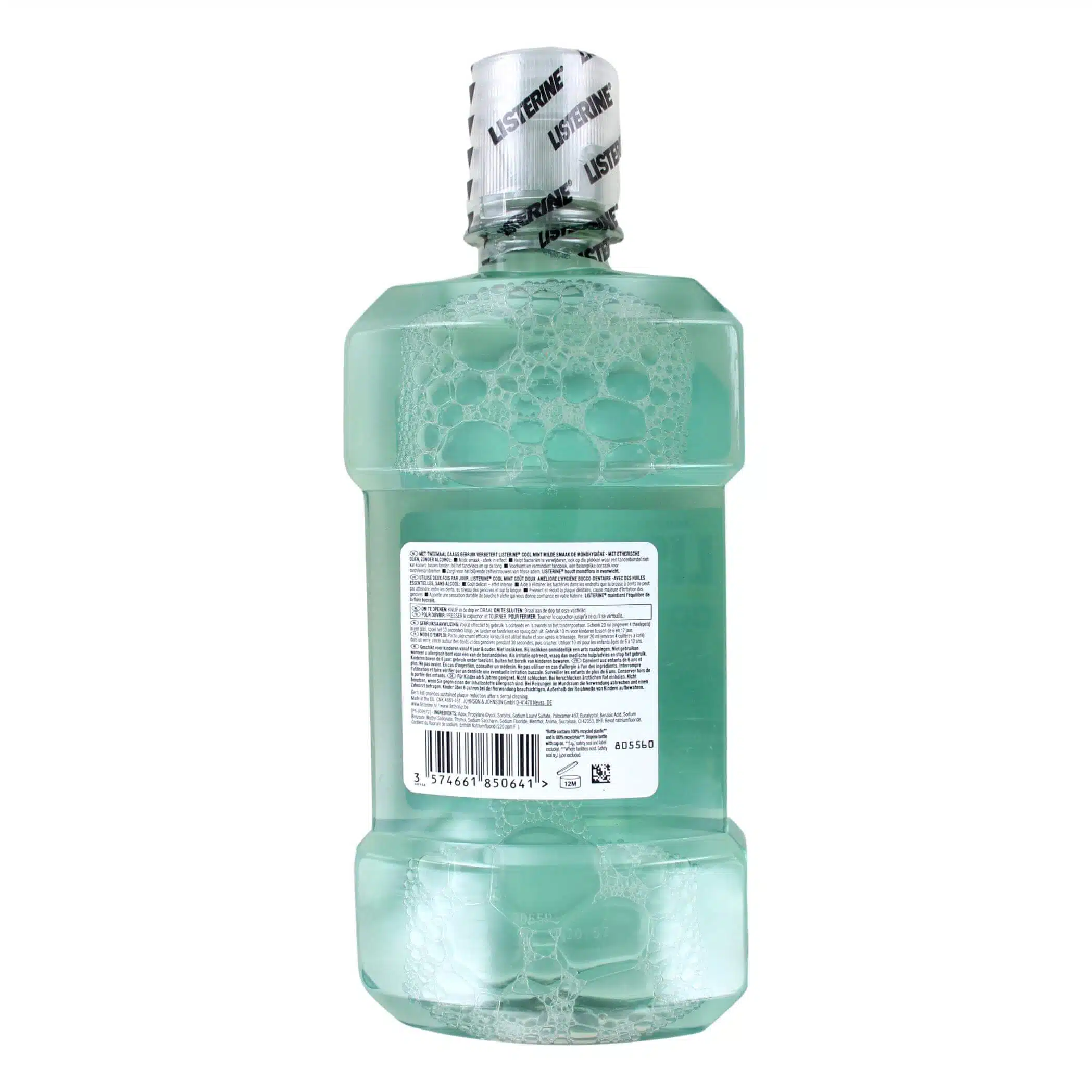 Listerine Mondwater Cool Mint Mild, 500 ml