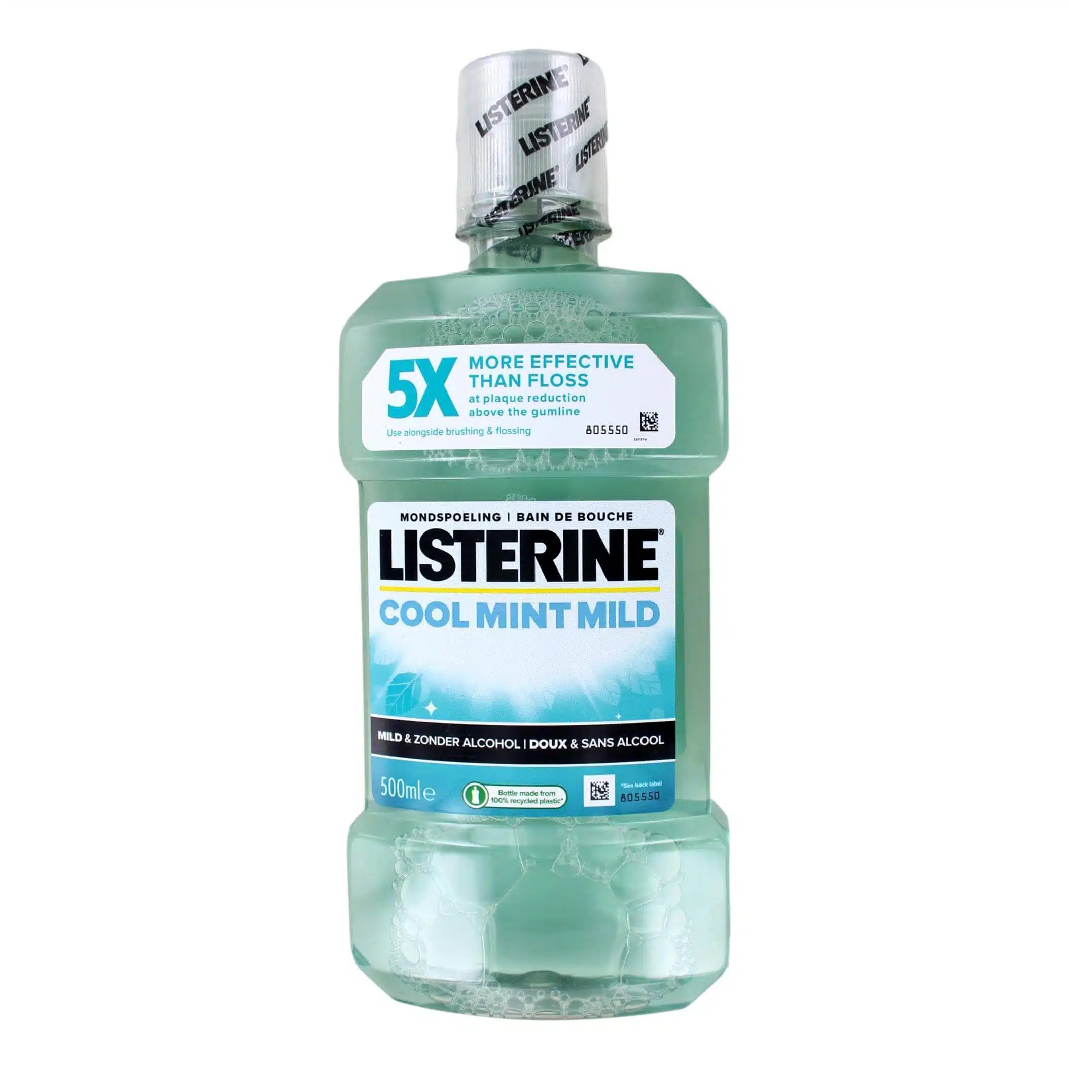 Listerine Mondwater Cool Mint Mild, 500 ml