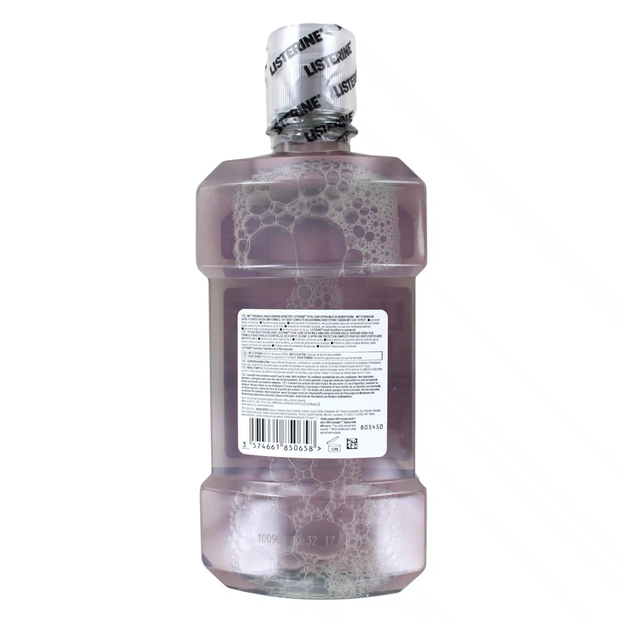 Listerine Mondwater Total Care Extra Mild, 500 ml