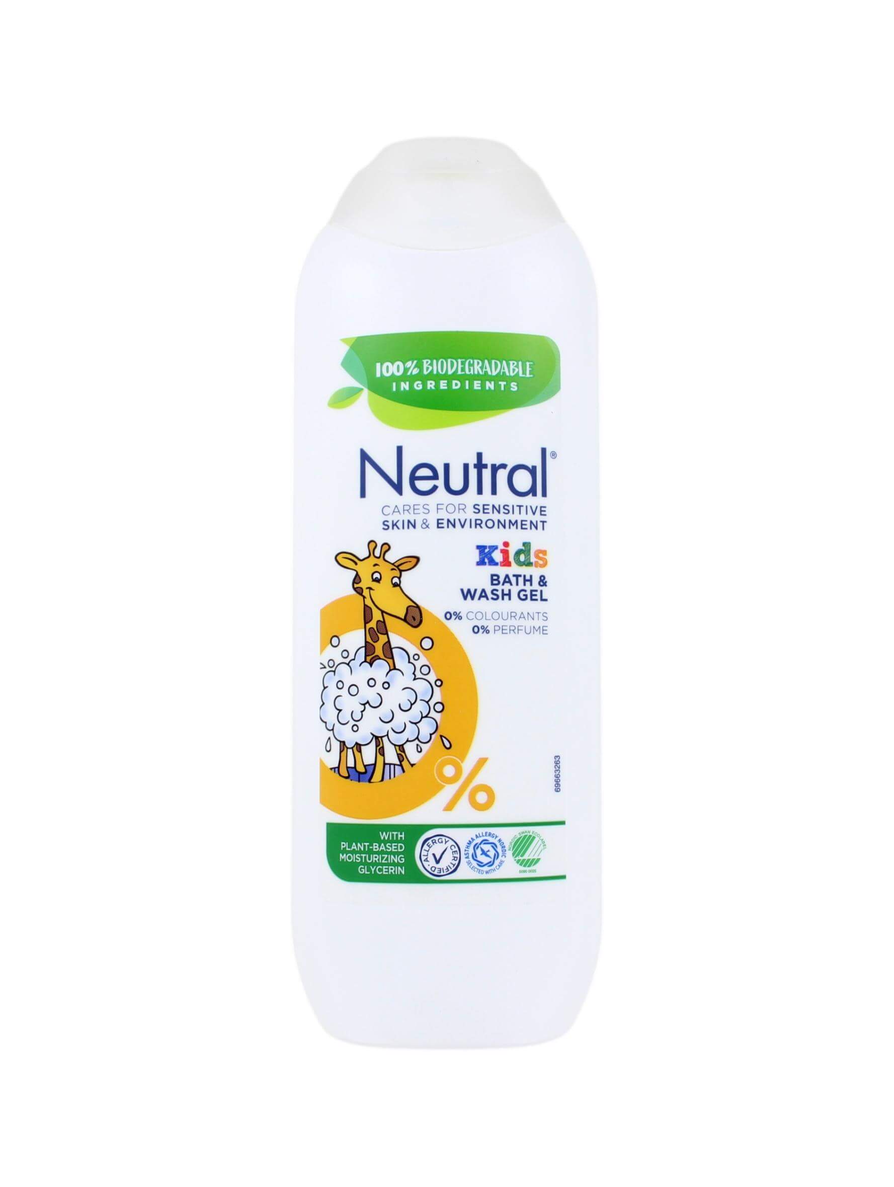 Neutral Kids Bad & Douchegel 0%, 250 ml