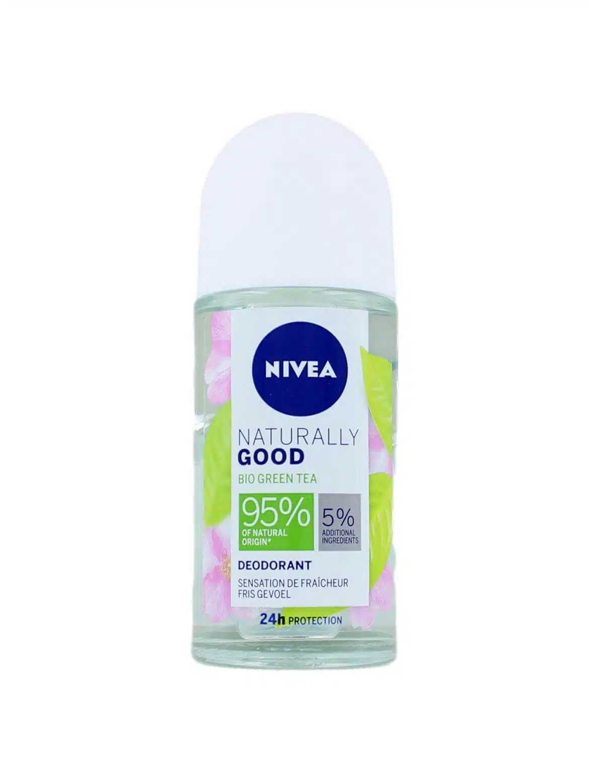 Nivea Deodorant Roller Naturally Good Bio Green Tea, 50 ml