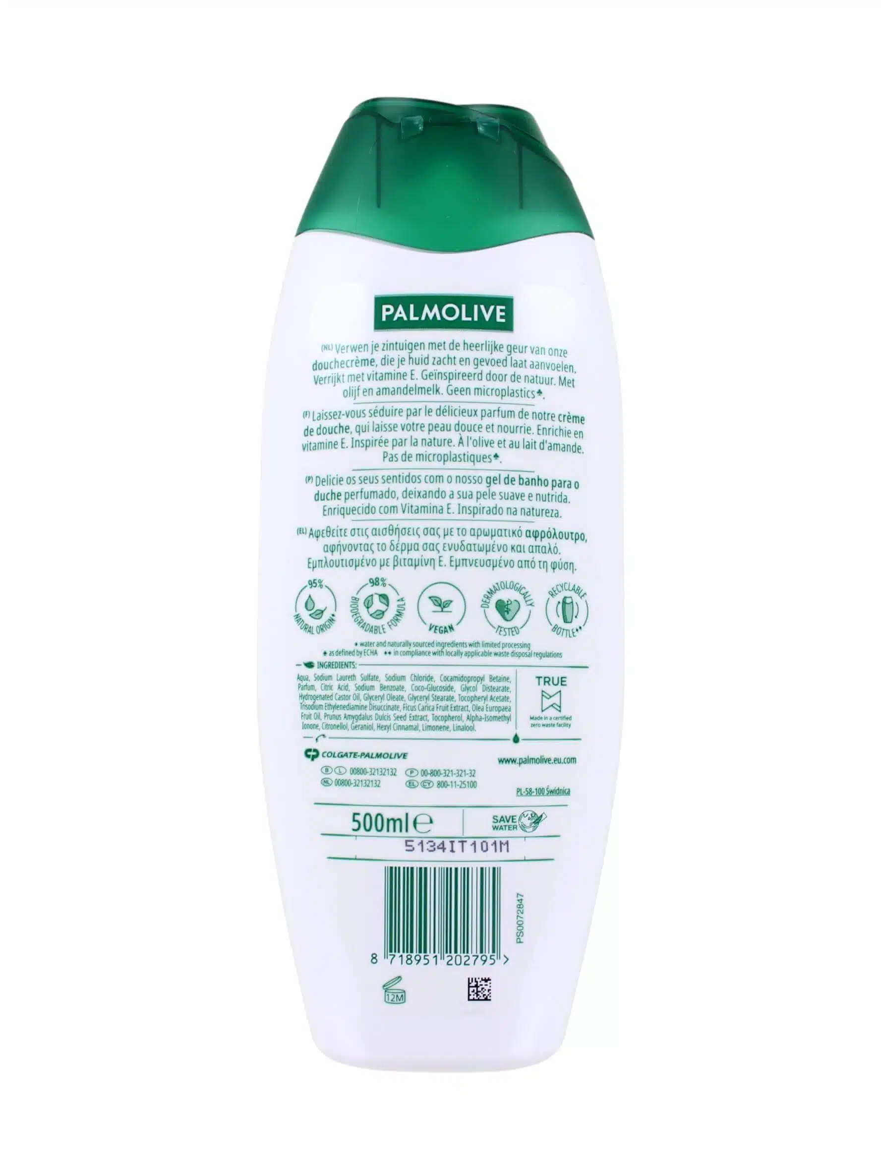 Palmolive Douchegel Olijf & Melk, 500 ml