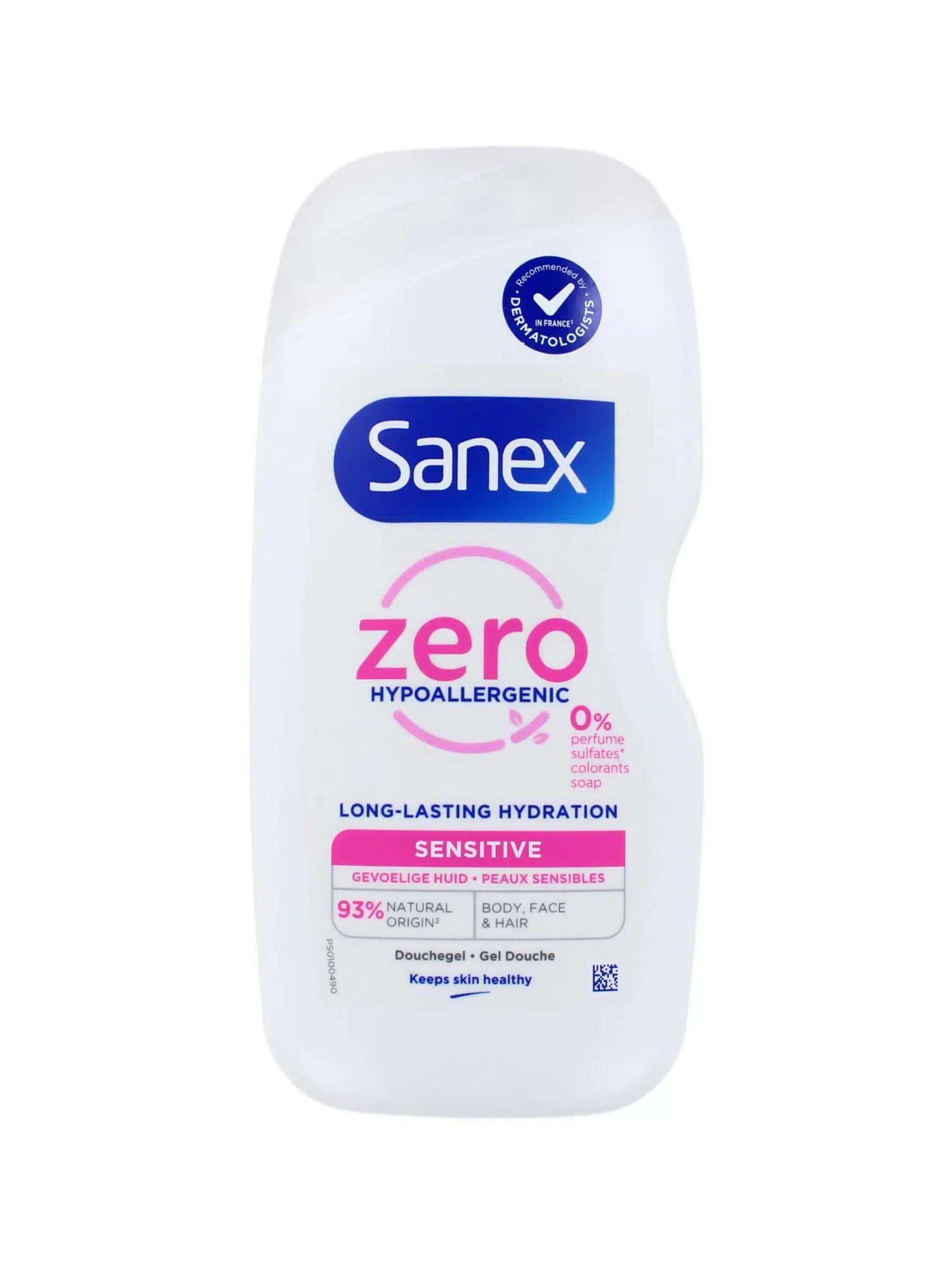 Sanex Douchegel Zero% Sensitive Gevoelige Huid, 400 ml