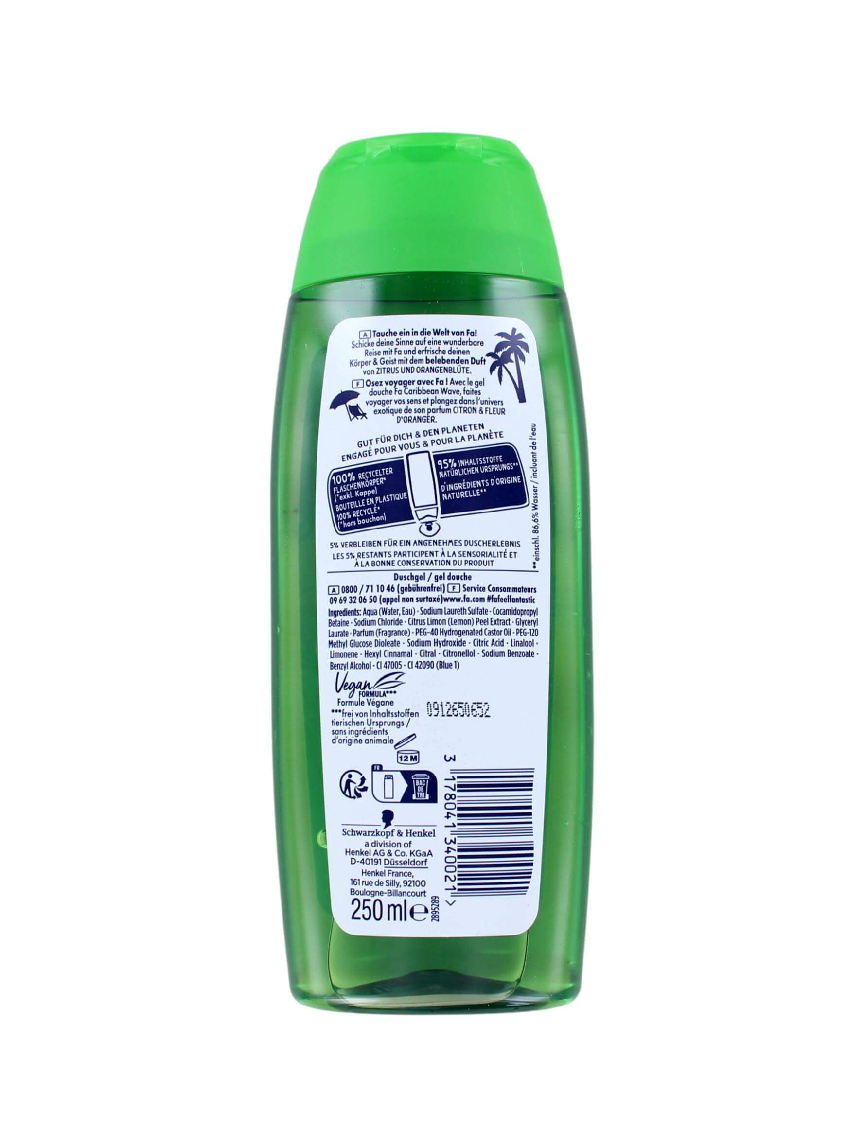 Fa Douchegel Caribbean Wave, 250 ml