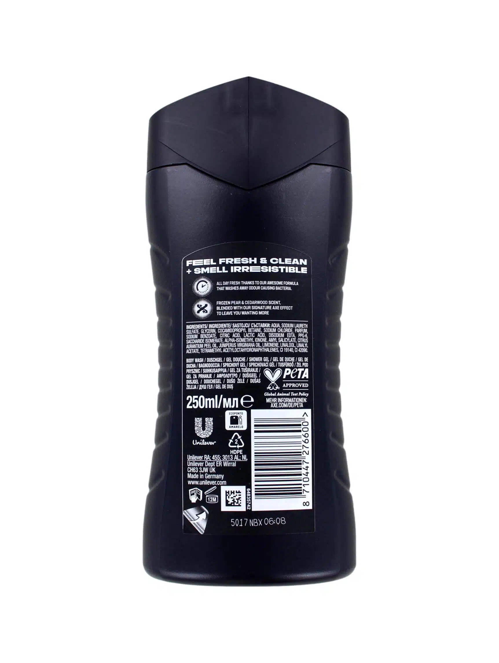 Axe Douchegel Black, 250 ml