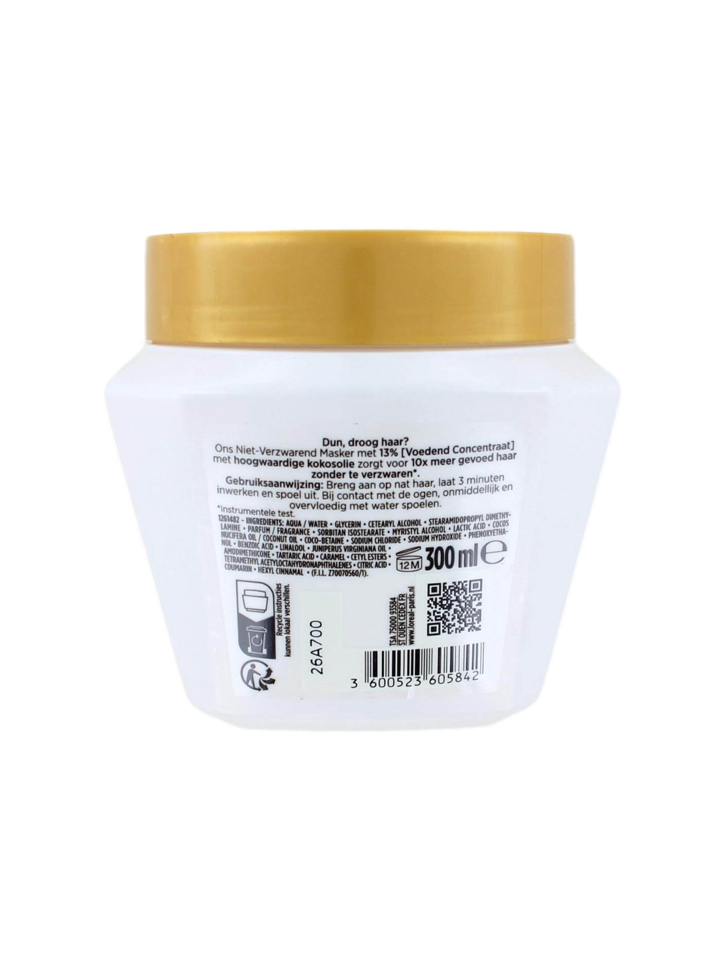 L'Oreal Elvive Haarmasker Extraordinary Oil Kokos, 300 ml