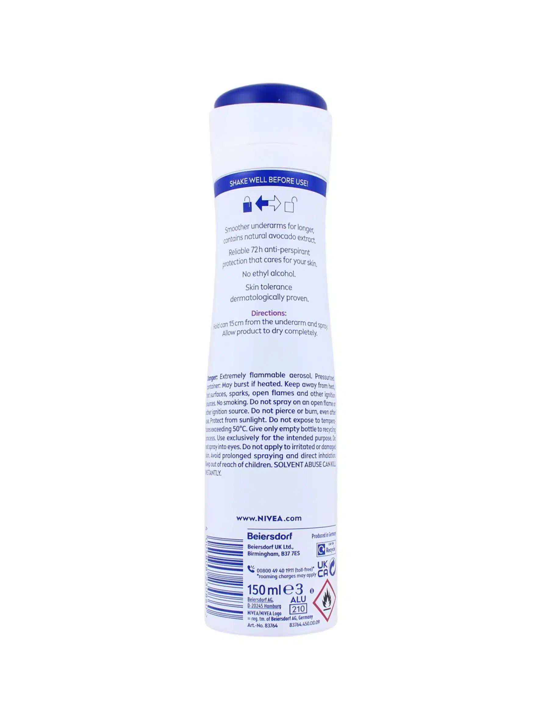 Nivea Deodorant Spray Double Effect, 150 ml