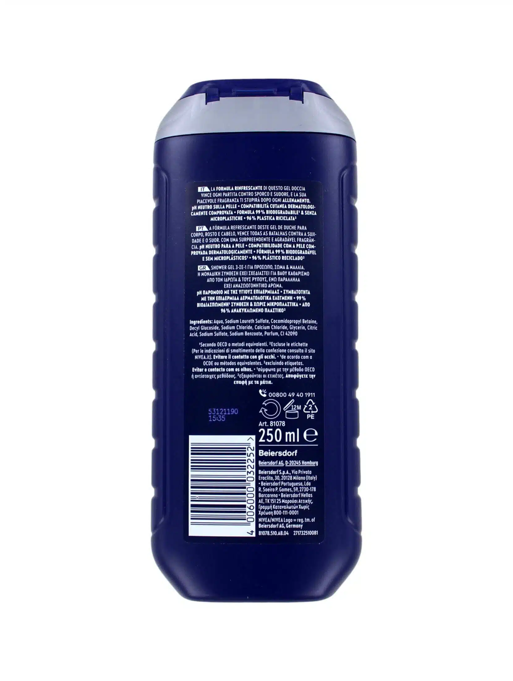 Nivea Men Douchegel Sport, 250 ml