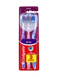 Colgate Tandenborstel Zig Zag Medium, 3 Stuks