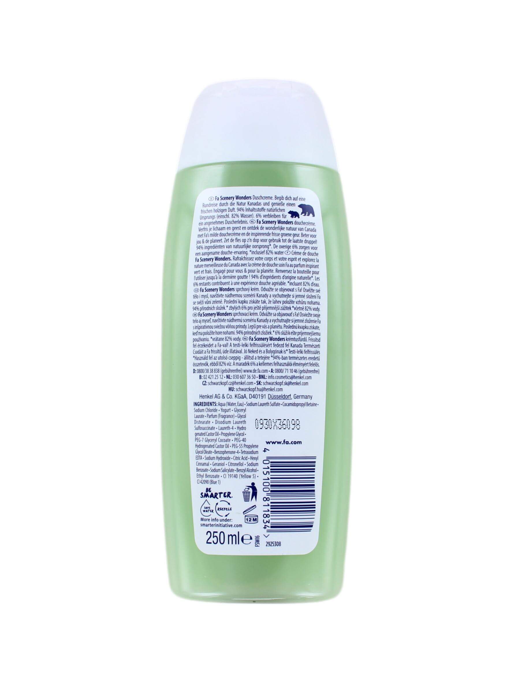 Fa Douchegel Scenery Wonders Canadian Rockies, 250 ml