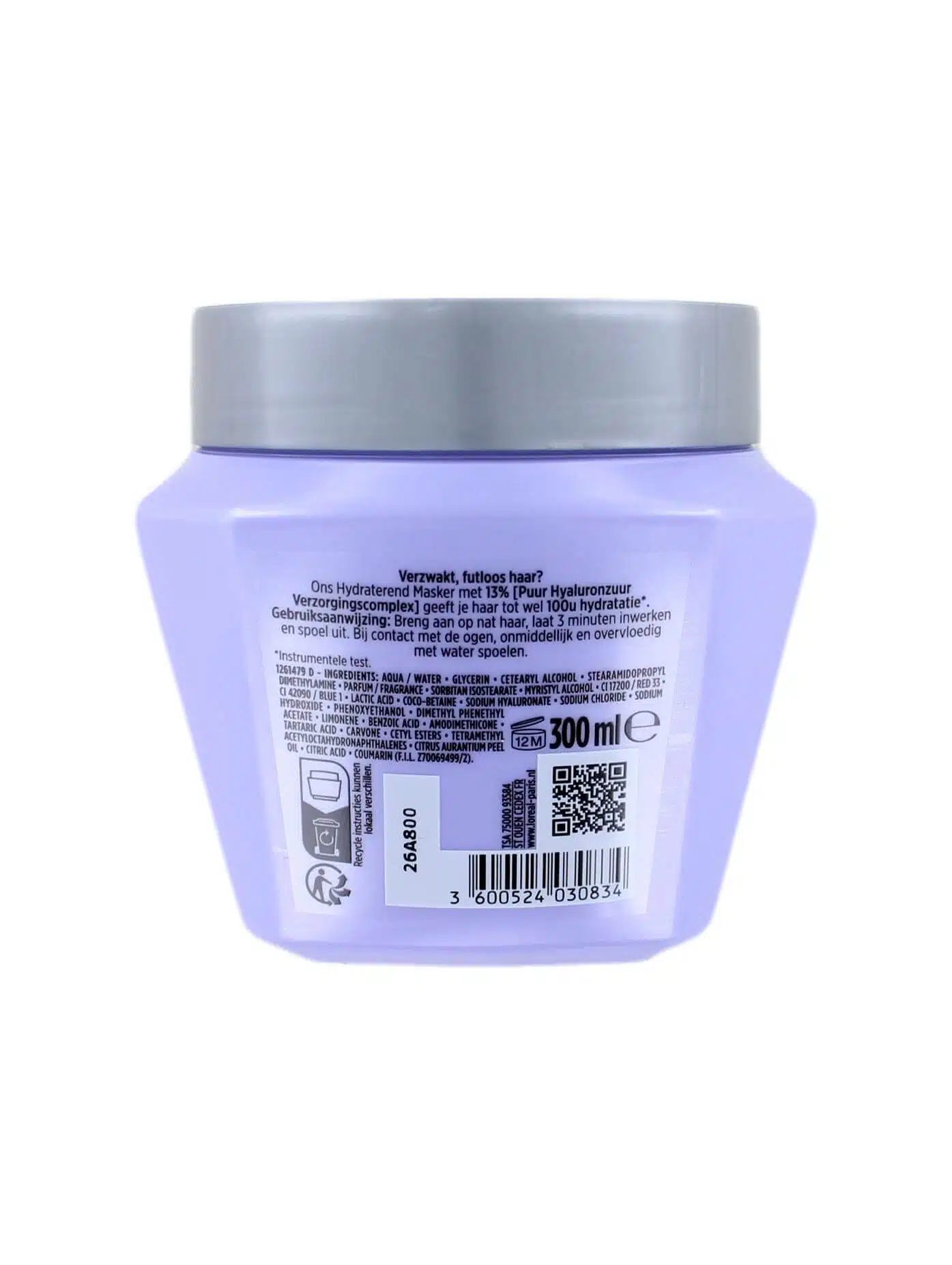 L'Oreal Elvive Haarmasker Hyaluron, 300 ml