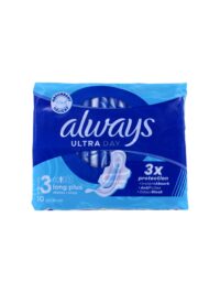 Always Maandverband Met Vleugels Ultra Day & Night, 10 Stuks