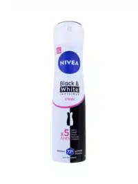 Nivea Deodorant Spray Invisible Black & White Clear, 150 ml